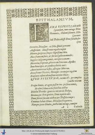 Epithalamium