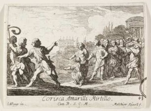 Corisca, Amarilli et Mirtillo