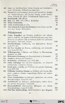 Schlafzimmer (Nr. 410-426)