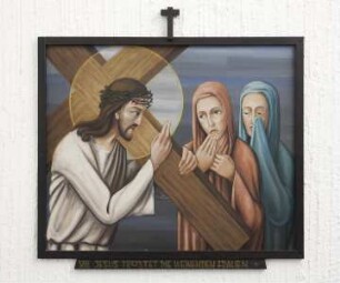 Kreuzwegstationen — Christus tröstet die weinenden Frauen