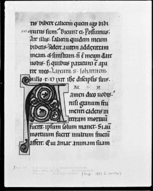 Sakramentar, Folio 208 (Blatt) — ---, Folio 208 (Blatt)Initiale A (men), Folio 208 (Blatt)