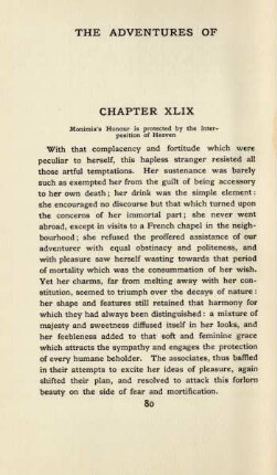 Chapter XLX. Monimia's honour is protected by the interposition of heaven