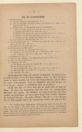 VIII. Die Leidensgeschichte