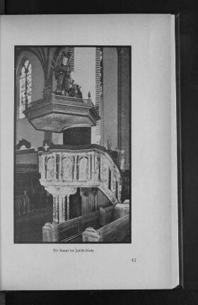 Die Kanzel der Jakobi=Kirche