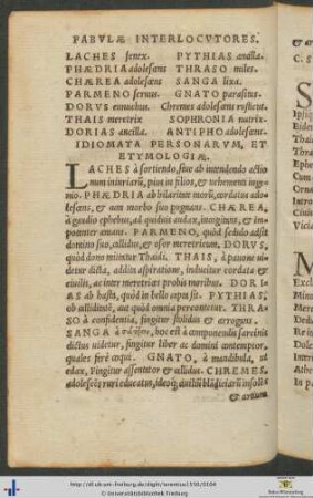 Idiomata Personarum Et Etymologiæ