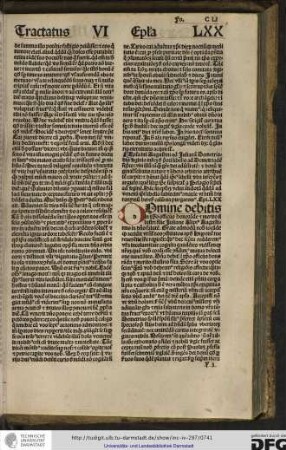 Epistola LXX.