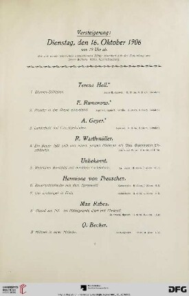 [Gemaelde erster Meister unserer Zeit] (Nr. 1-161)