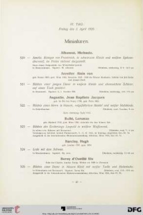 Miniaturen (Nr. 520-632)