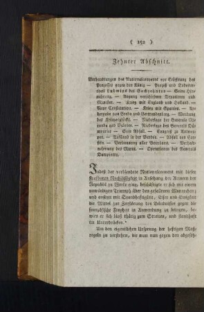 Zehnter Abschnitt.