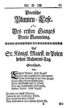 Dritte Sammlung