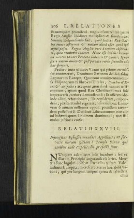 [Relatio XXVIII.- Relatio L.]