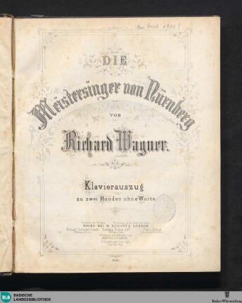 Die Meistersinger von Nürnberg