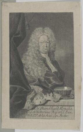 Bildnis des Jo. Burckhard Mencke