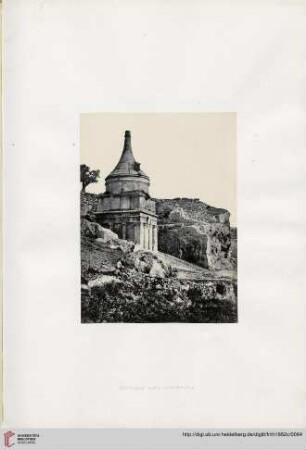 Absalom's Tomb, Jerusalem