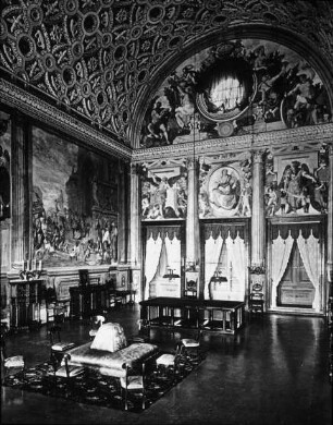 Poggio a Caiano (Florenz), Villa Medicea, Salon; Sangallo, Giuliano da