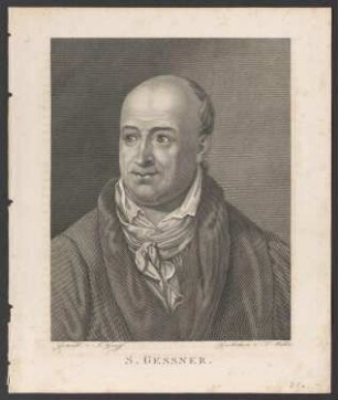 Porträt Salomon Gessner (1730-1788)