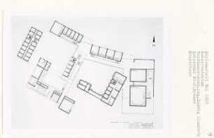 Konservatorium, Berlin-Grunewald (Diplomarbeit bei Willy Kreuer): Grundriss Obergeschoss 1:200