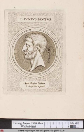Porträt des Lucius Junius Brutus.