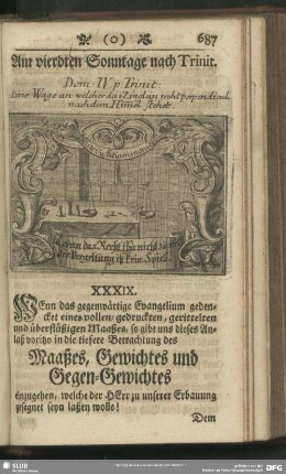 XXXIX. Von Maaß und Gewicht
