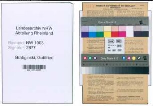 Entnazifizierung Gottfried Grabginski , geb. 29.04.1911 (Glasschleifer)