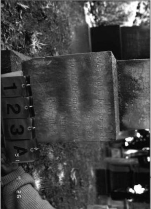 Grabstein 123 [Hahn S. 64 Grab-Nr. 113]: Grabstein 123A [Hahn S. 64 Grab-Nr. 113]