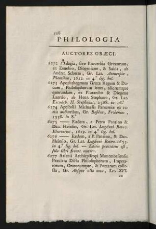 108-164, Philologia