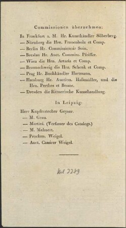 Commisionen übernehmen: