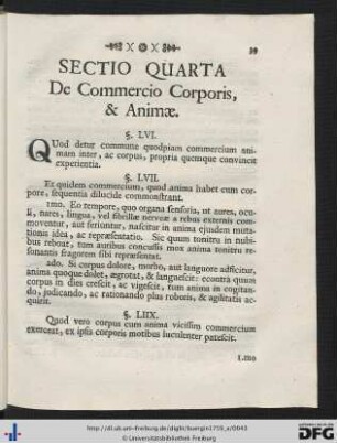 Sectio Quarta.
