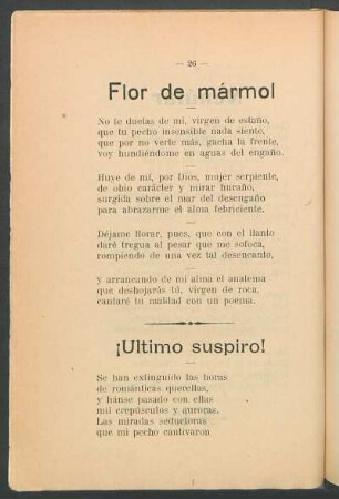 Flor de mármol