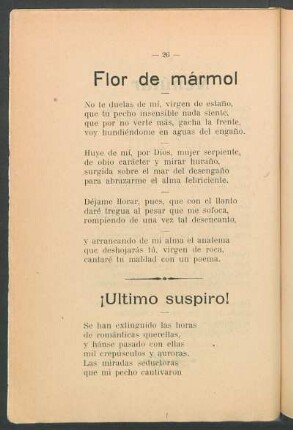 Flor de mármol