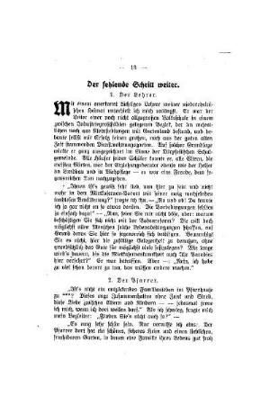 Der fehlende Schritt weiter