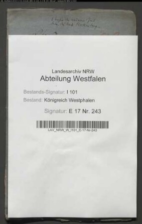 Verkauf einiger Grundbesitzungen des aufgehobenen Nonnenklosters in Wiedenbrück