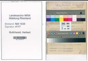 Entnazifizierung Herbert Buttchereit , geb. 08.08.1906 (Elektrotechniker)