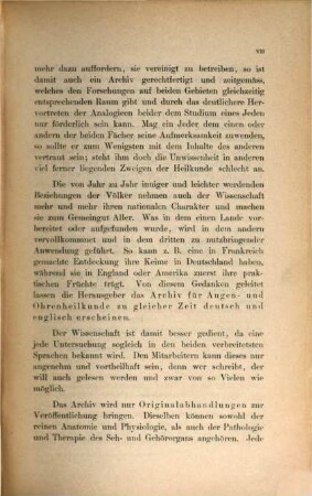 Archiv für Augen- und Ohrenheilkunde. 1, 1. 1869/70
