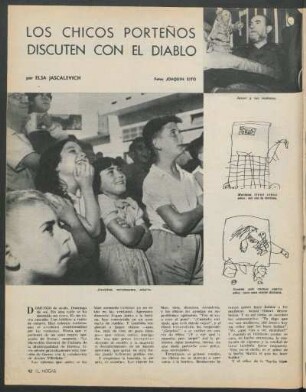 Los chicos porteños discuten con el diablo