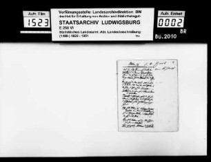 Statistisch-historiographische Beschreibung von Mühlen am Neckar, Egelstal, Mühringen, Weitenburg, Obernau [Oberamt Rottenburg], Bieringen, Börstingen, Sulzau, Bittelbronn, Lützenhardt durch Pfarrer Köhler aus Marschalkenzimmern