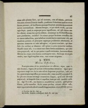 §. XXVI. Metus Effectus.