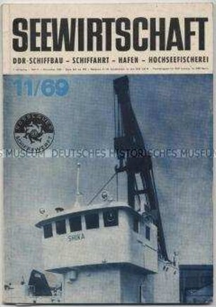 Fachzeitschrift für Schiffbau, Schiffahrt, Hafen und Hochseefischerei
