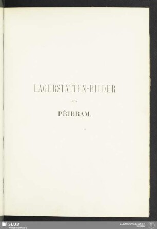 Lagerstätten-Bilder von Přibram