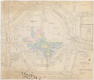 Döllgast, Hans; München - Perlach; Pfarrzentrum - Lageplan