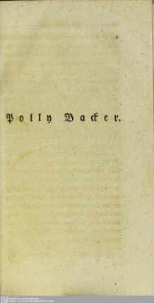 Polly Backer