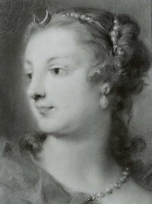 Diana im blauen Gewande