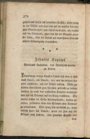Zehntes Kapitel Allerhand Anstalten, das Verlohrne wieder zu finden.