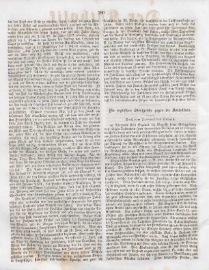 286-287 Die englischen Stafgesetze gegen die Katholiken