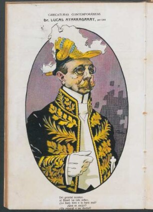 Dr. Lucas Ayarragaray : Caricaturas contemporáneas