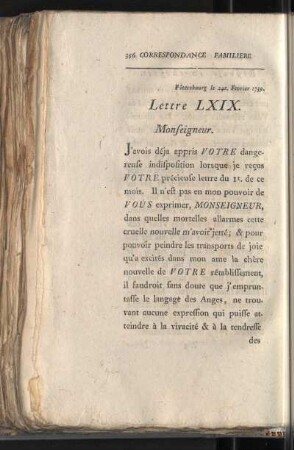 Lettre LXIX.