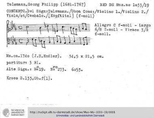 Konzert f-moll