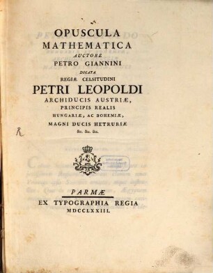 Opuscula mathematica