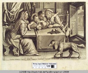 Die Heilige Familie mit der Heiligen Elisabeth und Johannes dem Täufer
