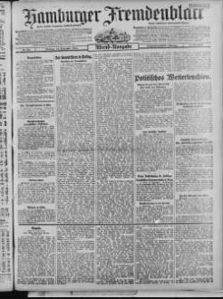 Hamburger Fremdenblatt, Abendausgabe